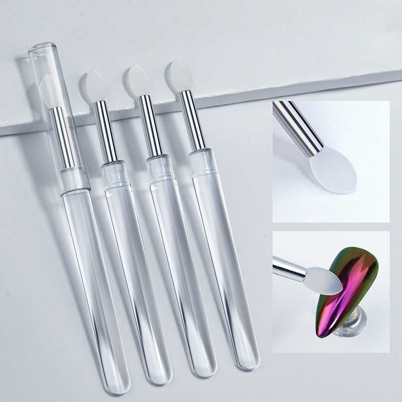 Contour Palette Stick - Multifunctional Silicone Chrome Glitter Applying Manicure